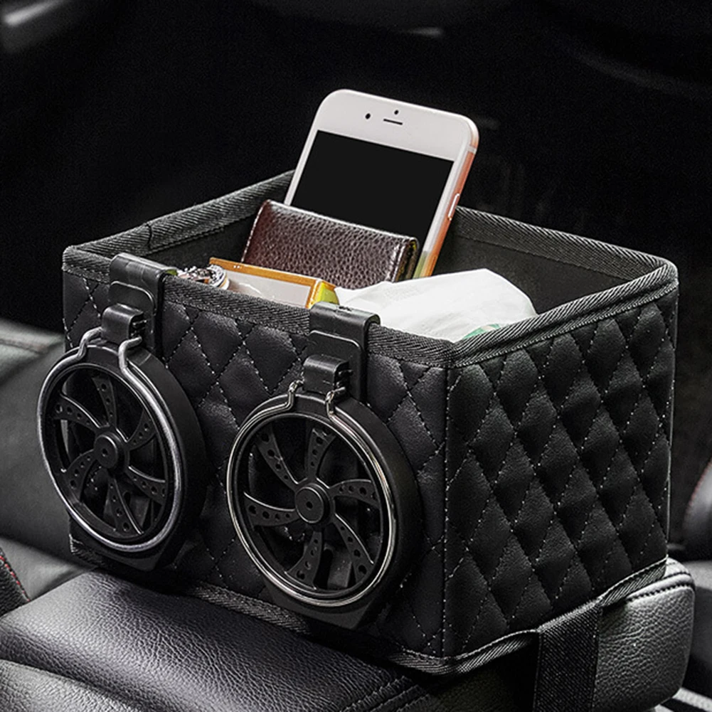 Car Armrest Storage Box Microfiber Leather Multifunctional Tissue Holder with Folding Water Cup Holders Auto Interior Organizer
Car Armrest Storage Box Microfiber Leather Multifunctional Tissue Holder with Folding Water Cup Holders Auto Interior Organizer