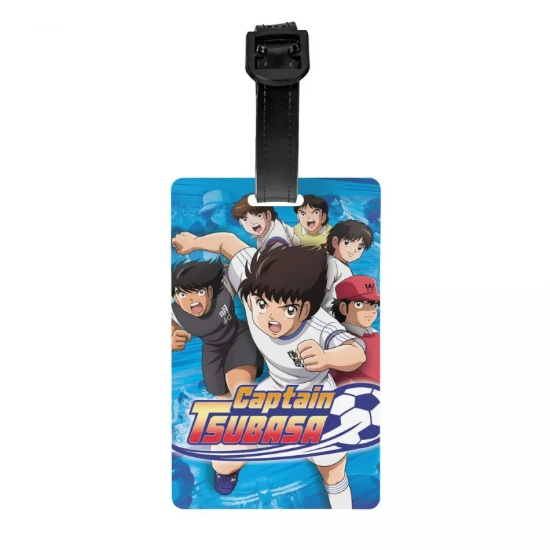 Японская футбольная манга, капитан Цубаса, чемодан для чемоданов, модные бирки для багажа, Обложка для личной безопасности, идентификационная этикетка 
Японская футбольная манга, капитан Цубаса, чемодан для чемоданов, модные бирки для багажа, Обложка для личной безопасности, идентификационная этикетка