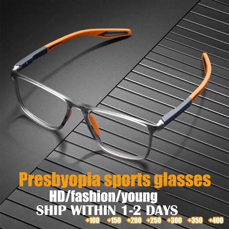 

Спортивные очки для чтения Tr90, ультра яркие очки с защитой от синего света, очки для дальнозоркости для мужчин и женщин, оптические очки с дальнозоркостью, диоптрии до + 4,0
