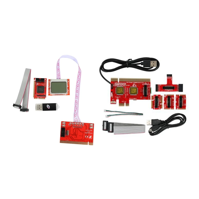 2Set Lcd Tablet PC Motherboard Analyzer Pti8 With KQCPET6 V8 Desktop Laptop Mobile Phone Bluetooth Diagnostic Card
2Set Lcd Tablet PC Motherboard Analyzer Pti8 With KQCPET6 V8 Desktop Laptop Mobile Phone Bluetooth Diagnostic Card