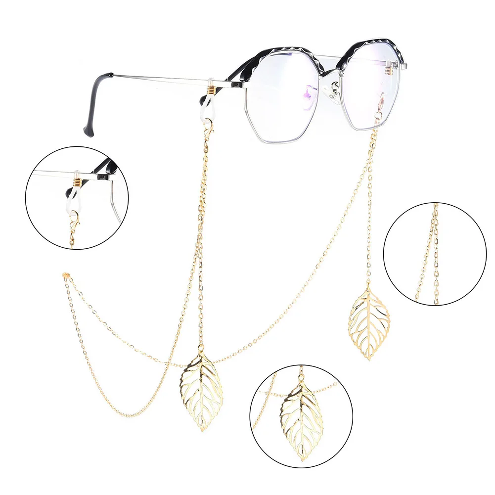2022 Simple Fashion Beaded Sunglasses Mask Chain Bohemian Leaf Cross Charm Face Mask Anti-skid Glasses Chain Jewelry for Women 
2022 Simple Fashion Beaded Sunglasses Mask Chain Bohemian Leaf Cross Charm Face Mask Anti-skid Glasses Chain Jewelry for Women