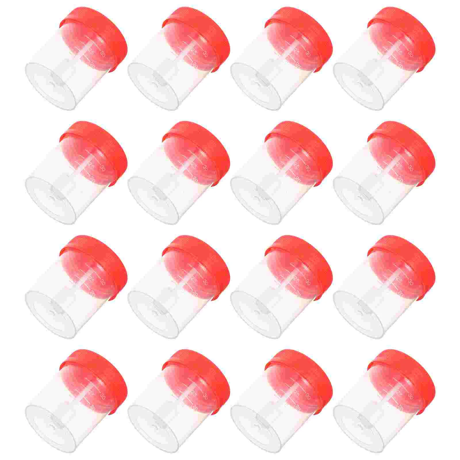 50 Pcs/1 Pack 40ml Plastic Specimen Sampling Cup Practical Disposable Containers Sealed Container with Spiral for Test tubes
50 Pcs/1 Pack 40ml Plastic Specimen Sampling Cup Practical Disposable Containers Sealed Container with Spiral for Test tubes