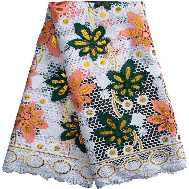 Luxury Sequences Lace Fabric High Quality Embroidery Guipure Lace Nigerian Cord Lace Fabric 2023 For Evening Dresses F3237
Luxury Sequences Lace Fabric High Quality Embroidery Guipure Lace Nigerian Cord Lace Fabric 2023 For Evening Dresses F3237