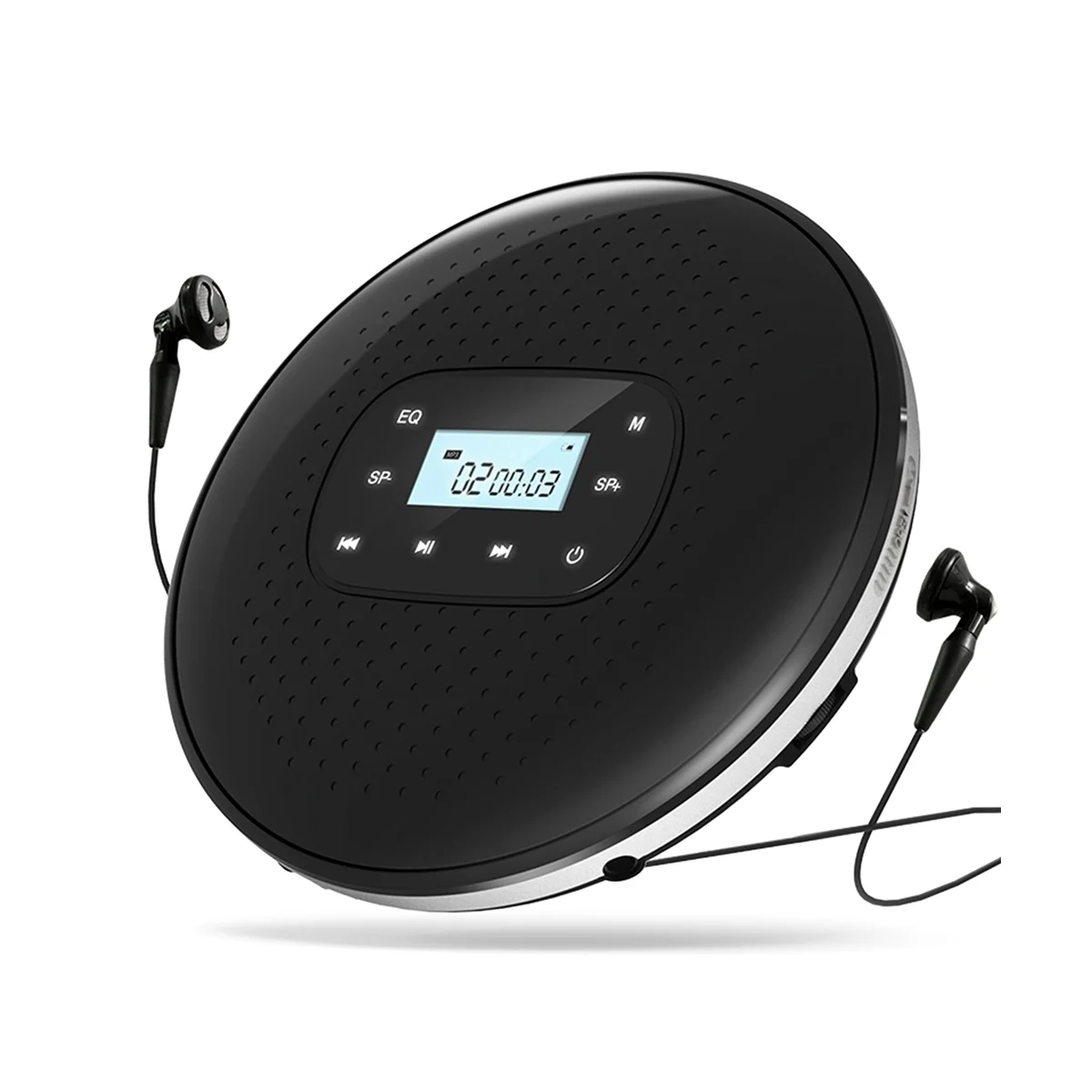 Portable CD Walkman Rechargeable Intelligent Touch Screen CD Player Digital Display Stereo Speaker for Student Black
Portable CD Walkman Rechargeable Intelligent Touch Screen CD Player Digital Display Stereo Speaker for Student Black