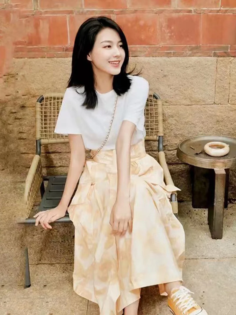 Printed 100% Cotton Pocket Skirt Woman 2022 Summer New French Retro Large Flower Belt Commuter High Waist Stitching A-line Skirt
Printed 100% Cotton Pocket Skirt Woman 2022 Summer New French Retro Large Flower Belt Commuter High Waist Stitching A-line Skirt