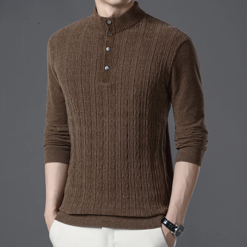 2022 Autumn New Men's Turtleneck Sweaters Male Slim Fit Solid Color High Neck Sweater Men Long Sleeve Knitted Pullover Tops D116
2022 Autumn New Men's Turtleneck Sweaters Male Slim Fit Solid Color High Neck Sweater Men Long Sleeve Knitted Pullover Tops D116