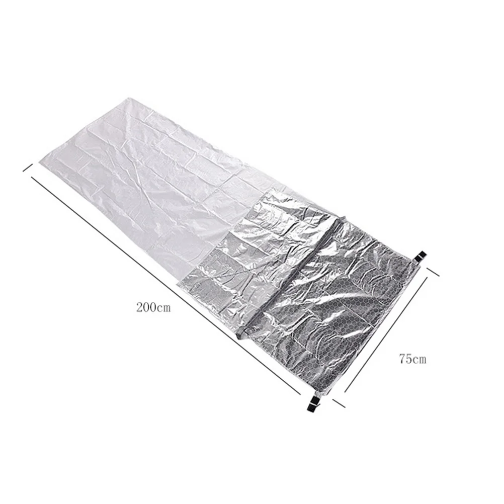 1pc Practical Warm Thermal Survival Blanket Field Survival Equipment Thermal Reflection Sleeping Bag for Camping Outdoor
1pc Practical Warm Thermal Survival Blanket Field Survival Equipment Thermal Reflection Sleeping Bag for Camping Outdoor