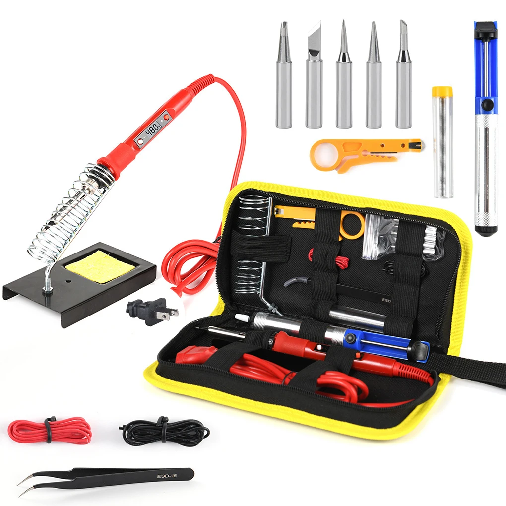 15pcs/set Welding Heater 80W 110/220V Temperature Adjustable DIY Electric Soldering Iron Jewelry Making Hand Tools US Plug
15pcs/set Welding Heater 80W 110/220V Temperature Adjustable DIY Electric Soldering Iron Jewelry Making Hand Tools US Plug