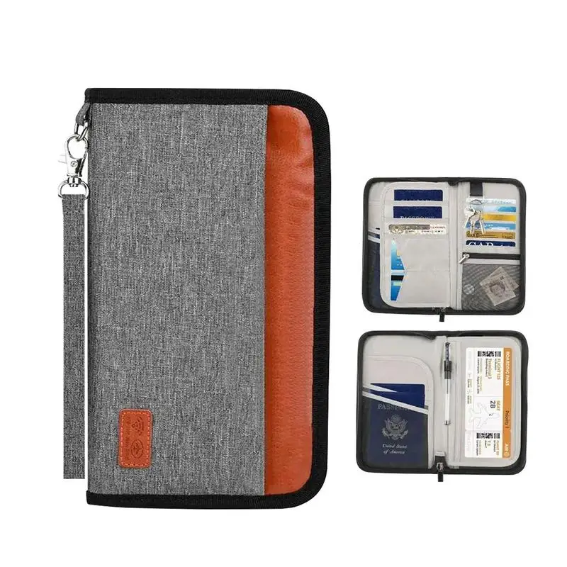 Passport Wallet Women's Family Passport Zip Wallet RFID Blocking Passport Holder Cover Case for Travel Document Organizer
Passport Wallet Women's Family Passport Zip Wallet RFID Blocking Passport Holder Cover Case for Travel Document Organizer