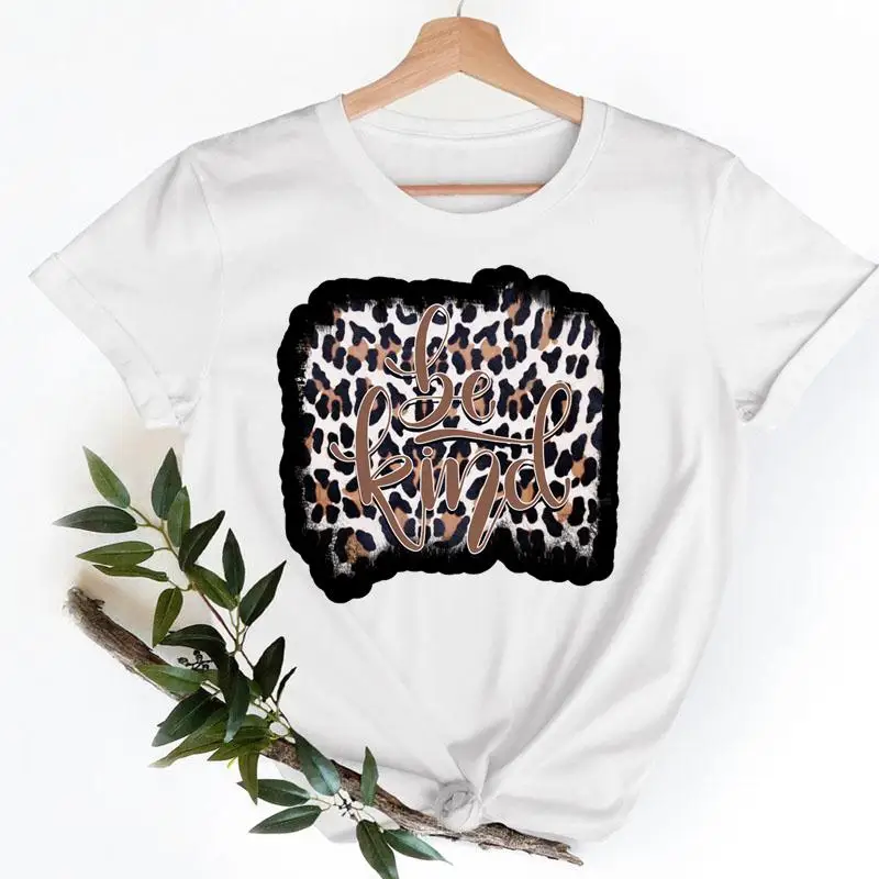 Leopard Letter 90s Style Short Sleeve Ladies Women T-shirts Fashion Casual Clothing Summer Female Tee Graphic Tshirt Clothes
Leopard Letter 90s Style Short Sleeve Ladies Women T-shirts Fashion Casual Clothing Summer Female Tee Graphic Tshirt Clothes