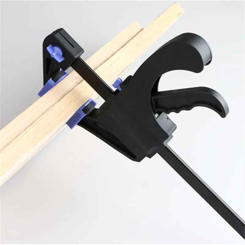 F Clamp Clip adjustable Grip Quick Ratchet Release Clamp Miter Jig DIY Carpentry Hand Tool Heavy Duty Wood Work Reverse clamping
F Clamp Clip adjustable Grip Quick Ratchet Release Clamp Miter Jig DIY Carpentry Hand Tool Heavy Duty Wood Work Reverse clamping