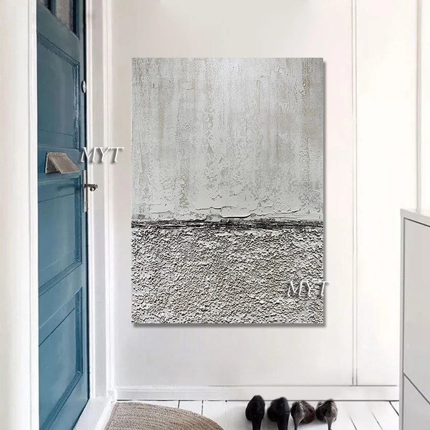 Unframed Light Gray Thick Texture Modern Abstract Canvas Art Painting For Living Room Decoration Wall Picture Home Artwork
Unframed Light Gray Thick Texture Modern Abstract Canvas Art Painting For Living Room Decoration Wall Picture Home Artwork