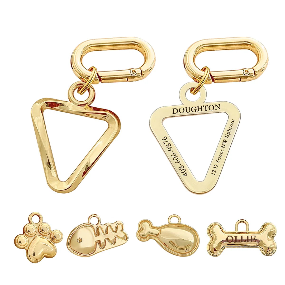 Memopaw Personalized Dog Cat Name Tag Customized Copper Free Engraving Triangle Nameplate for Dogs Cats Collar Tag
Memopaw Personalized Dog Cat Name Tag Customized Copper Free Engraving Triangle Nameplate for Dogs Cats Collar Tag
