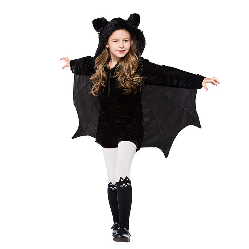 2022 Fashion Halloween Costume Children's Black Bat Cosplay Costume Children's Halloween Drag Clothes
2022 Fashion Halloween Costume Children's Black Bat Cosplay Costume Children's Halloween Drag Clothes