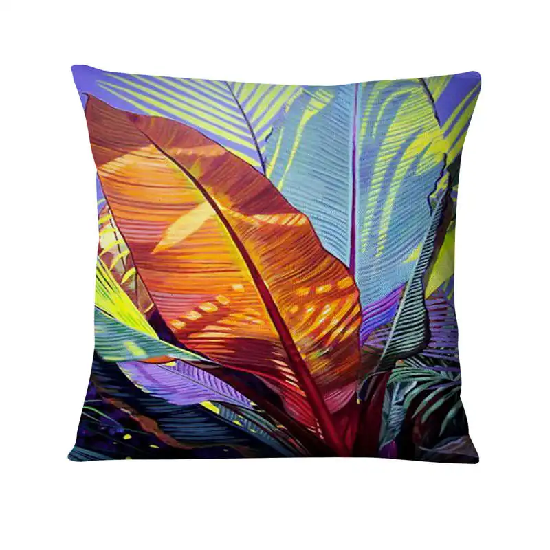 Green Plant Printed Cushion Cover Decorative Pillow Cover Tropical Palm Leaf Home Pillow Ramadan Decoration Relleno Cojin 45x45
Green Plant Printed Cushion Cover Decorative Pillow Cover Tropical Palm Leaf Home Pillow Ramadan Decoration Relleno Cojin 45x45