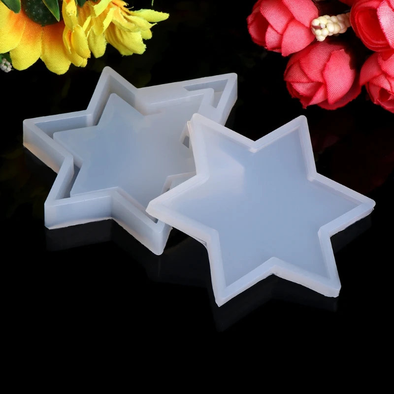 Keychain Silicone Mold Star Shape Pendant Mold DIY Crafts Making Wall Ornament Mini Pentagram Epoxy Casting Mold
Keychain Silicone Mold Star Shape Pendant Mold DIY Crafts Making Wall Ornament Mini Pentagram Epoxy Casting Mold