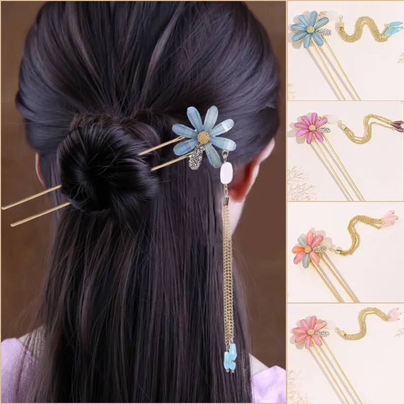 Vintage Hair Fork Flower Hair Sticks Retro Style Long Tassels Hairpins Clips Metal Hair Sticks Pearls Bead Chinese Step Shake
Vintage Hair Fork Flower Hair Sticks Retro Style Long Tassels Hairpins Clips Metal Hair Sticks Pearls Bead Chinese Step Shake