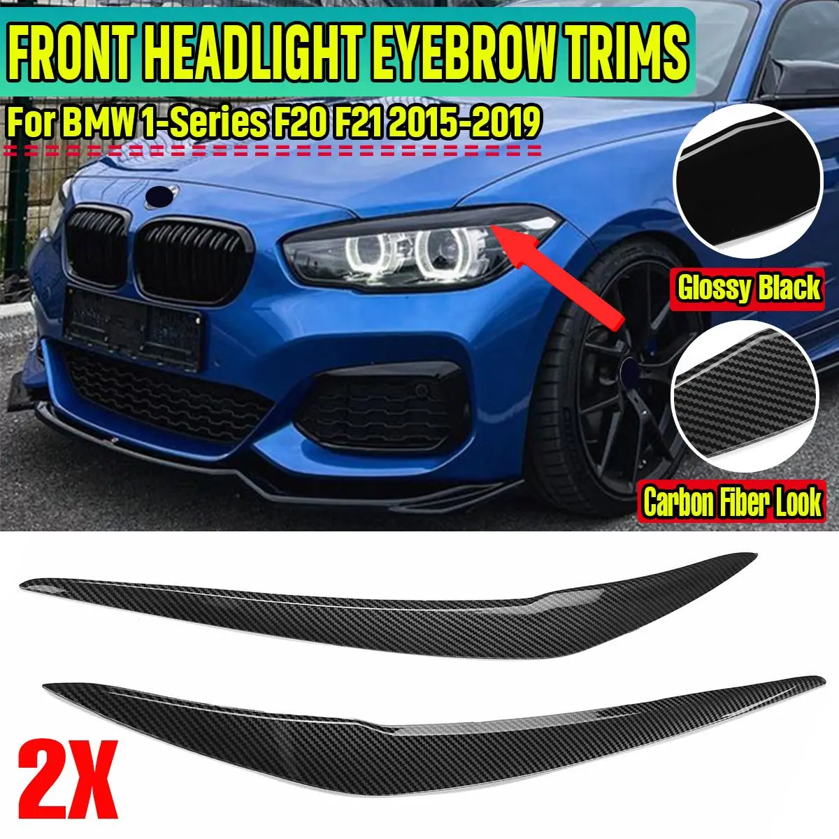 2 шт., наклейки на передние фары для BMW 1 серии F20 F21 Facelift Hatchback 2015-2019
2 шт., наклейки на передние фары для BMW 1 серии F20 F21 Facelift Hatchback 2015-2019