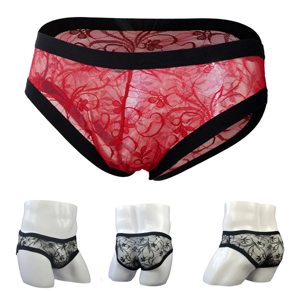 Sissy Panties Men Sexy Bikini Underwear Lace Transparent Mesh Low Waist Boxer Underpants Sexy Lingerie Ropa Interior Hombre
Sissy Panties Men Sexy Bikini Underwear Lace Transparent Mesh Low Waist Boxer Underpants Sexy Lingerie Ropa Interior Hombre