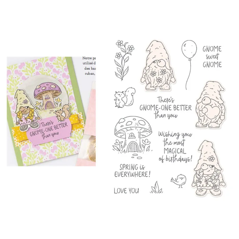 FRIENDLY GNOMES Metal Cutting Dies And Silicone Stamps For DIY Scrapbook Diary Decoration Embossing Template Christmas New 2023
FRIENDLY GNOMES Metal Cutting Dies And Silicone Stamps For DIY Scrapbook Diary Decoration Embossing Template Christmas New 2023
