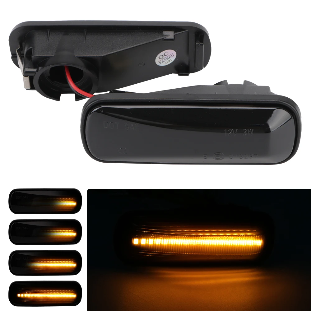 Turn Signal Light Blinker for Honda Civic Dynamic LED Side Marker Lights 2Pcs/set Smoke Lens
Turn Signal Light Blinker for Honda Civic Dynamic LED Side Marker Lights 2Pcs/set Smoke Lens