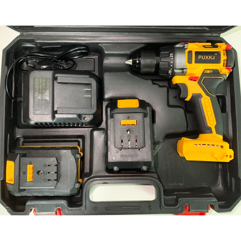 36v Variable Speed Brushless Lithium Electric Screwdriver Cordless Impact Drill
36v Variable Speed Brushless Lithium Electric Screwdriver Cordless Impact Drill
