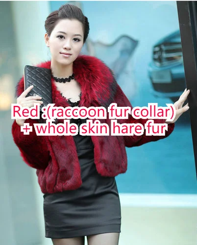 New Fur Coat Women's 2023 Rabbit Fur Short Winter Clothing Elegent Ladies Fashion Raccoon Fur Collar Real Fur Jacket for Women F
New Fur Coat Women's 2023 Rabbit Fur Short Winter Clothing Elegent Ladies Fashion Raccoon Fur Collar Real Fur Jacket for Women F
