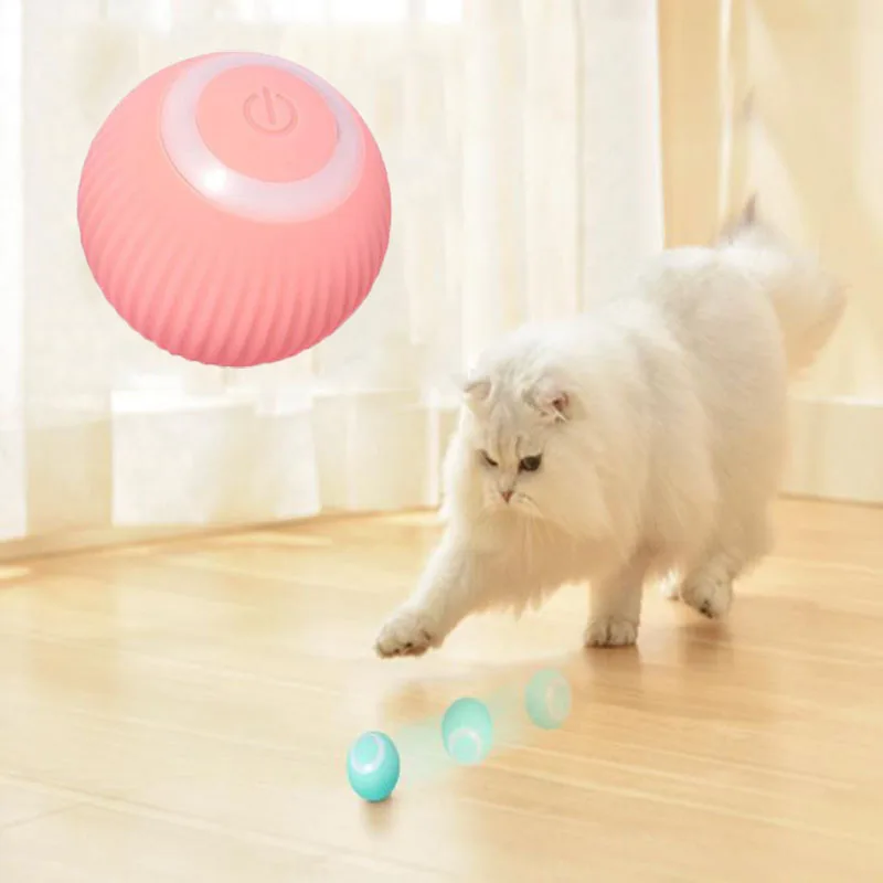 Smart Cat Toys Automatic Rolling Ball Electric Cat Toys Interactive for Cats Training Self-moving Kitten bite resistant toy ball
Smart Cat Toys Automatic Rolling Ball Electric Cat Toys Interactive for Cats Training Self-moving Kitten bite resistant toy ball