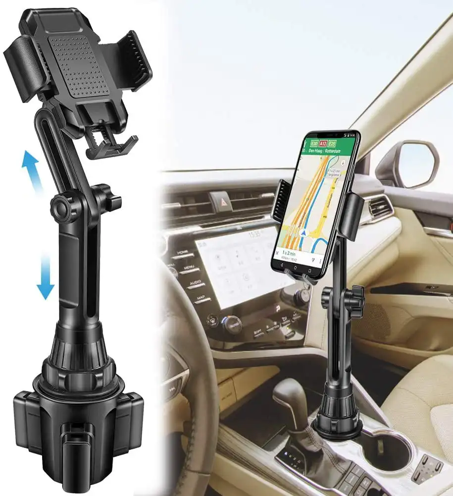 Upgraded Cup Holder Phone Mount Universal Adjustable Gooseneck Cup Holder Cradle Automobile Car Mount for Cell Phone Smartphone
Upgraded Cup Holder Phone Mount Universal Adjustable Gooseneck Cup Holder Cradle Automobile Car Mount for Cell Phone Smartphone