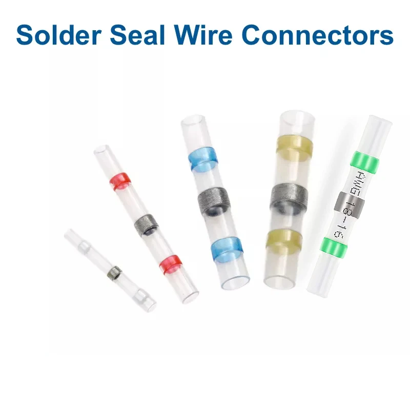 10/50/100PCS Solder Seal Wire Connectors Self-Solder Heat Shrink Butt Connector Electrical Waterproof Insulated Terminals
10/50/100PCS Solder Seal Wire Connectors Self-Solder Heat Shrink Butt Connector Electrical Waterproof Insulated Terminals