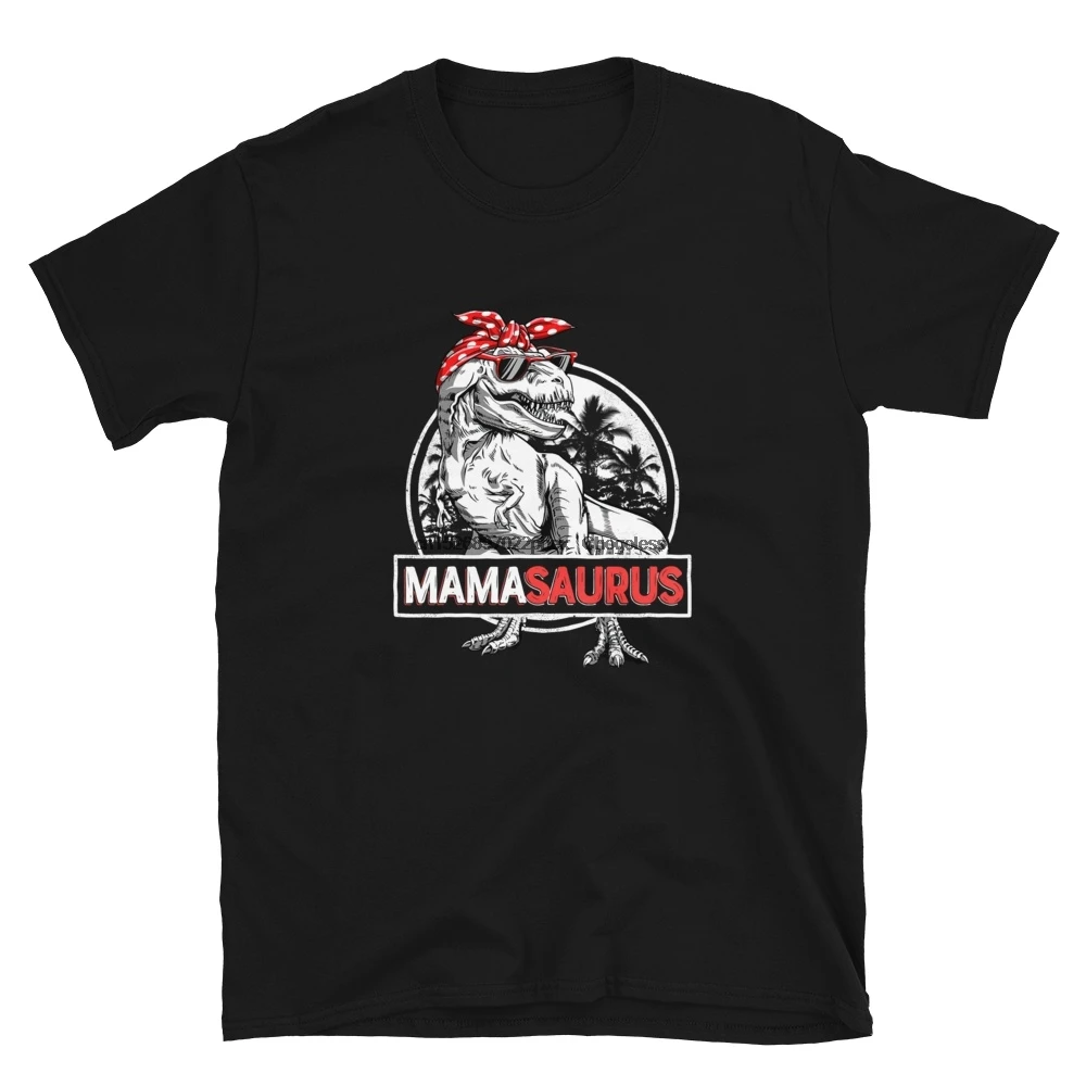 

Mamasaurus T Rex Dinosaur Funny Mama Saurus Family Matching Tshirt Short-Sleeve Unisex T-Shirt