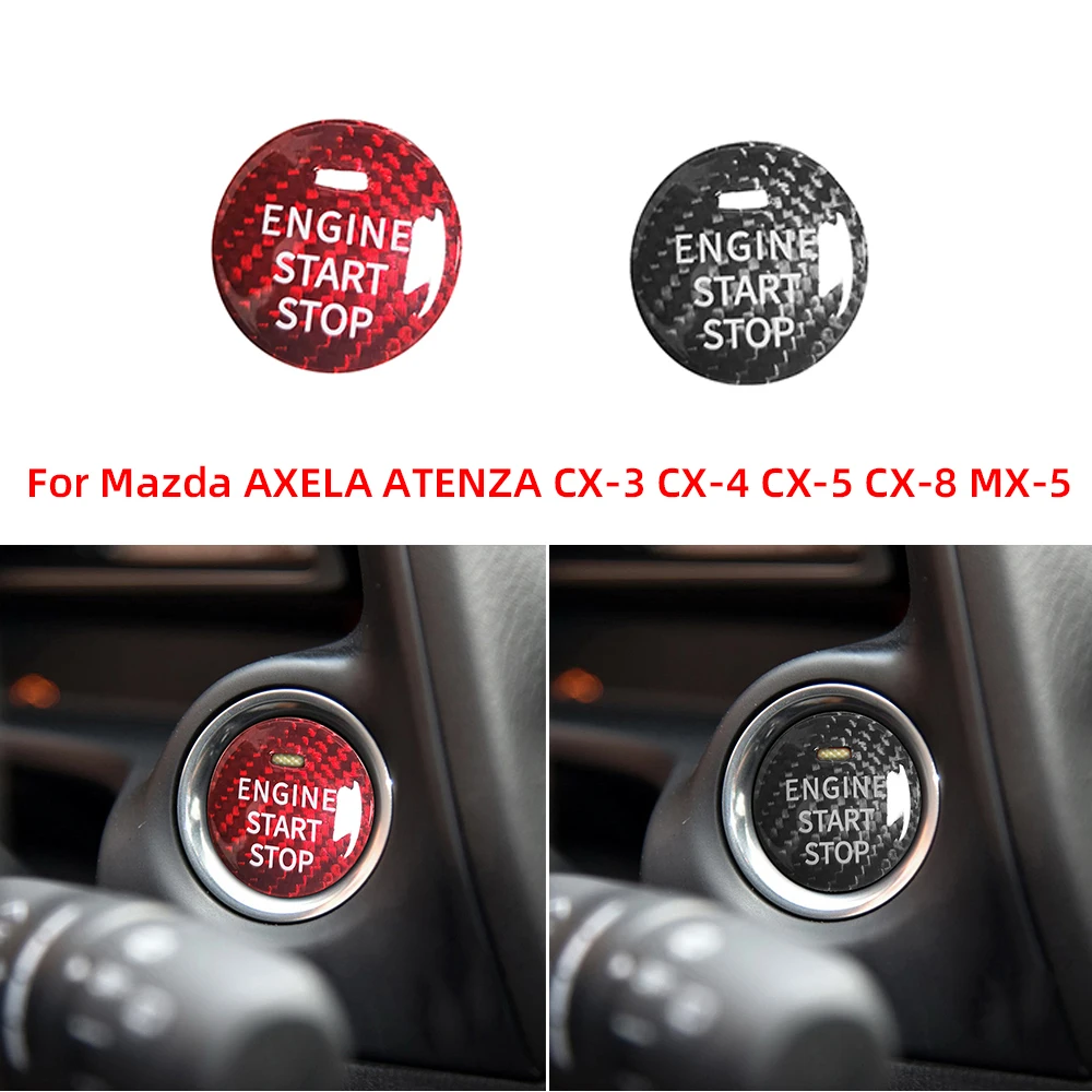 Sticker Cover Trim Car Styling Accessories Engine Start Stop Button Cover Trim Sticker For Mazda 3 Axela CX-3 CX-5 CX-8 MX-5
Sticker Cover Trim Car Styling Accessories Engine Start Stop Button Cover Trim Sticker For Mazda 3 Axela CX-3 CX-5 CX-8 MX-5