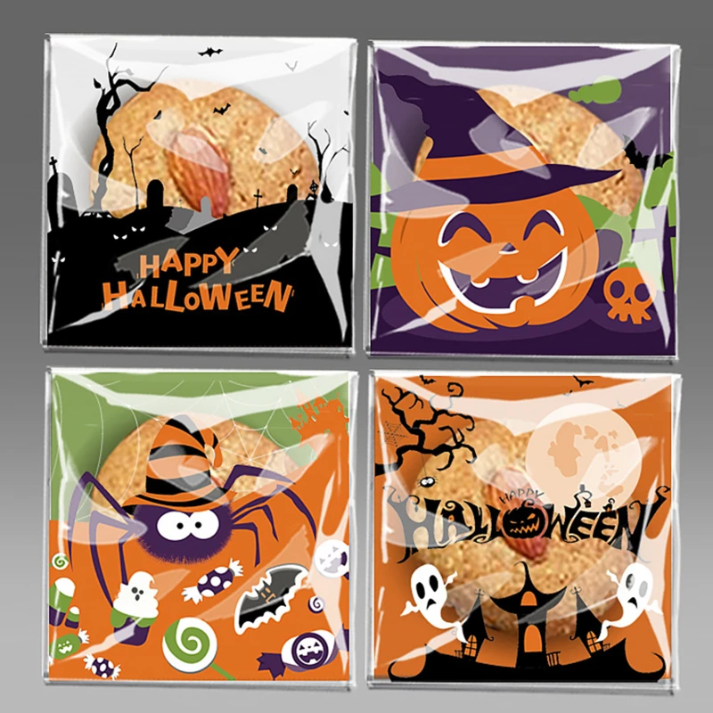 New Halloween Cookie Packaging Bag Pumpkin Ghost Pattern Candy Snack Gift Bag Party Decoration Supplies
New Halloween Cookie Packaging Bag Pumpkin Ghost Pattern Candy Snack Gift Bag Party Decoration Supplies
