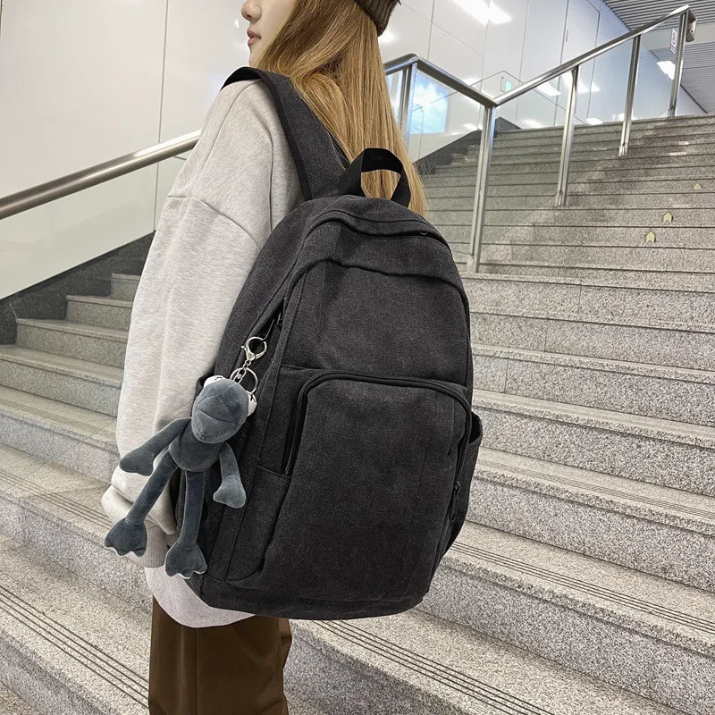Fashion Backpack Women Backpacks Canvas Shoulder Bag New Female Bagpack Large Student School Supplies Bag for Teenager Girl 2022
Fashion Backpack Women Backpacks Canvas Shoulder Bag New Female Bagpack Large Student School Supplies Bag for Teenager Girl 2022