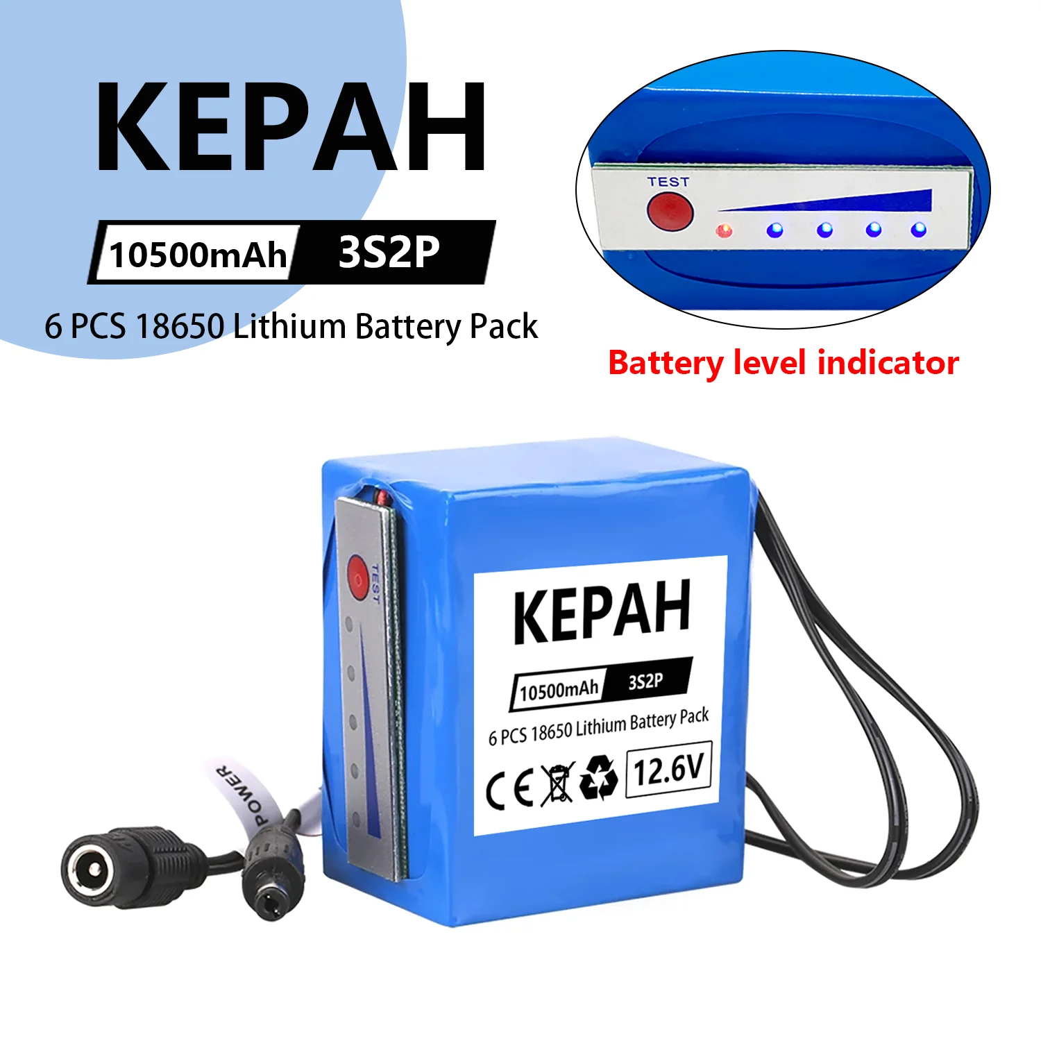 12V 3S2P 10500mAh Lithium Battery Pack, Display, Outdoor Fish Finder, Spear Fishing, Video Camera, LED Light Solar Street Light
12V 3S2P 10500mAh Lithium Battery Pack, Display, Outdoor Fish Finder, Spear Fishing, Video Camera, LED Light Solar Street Light