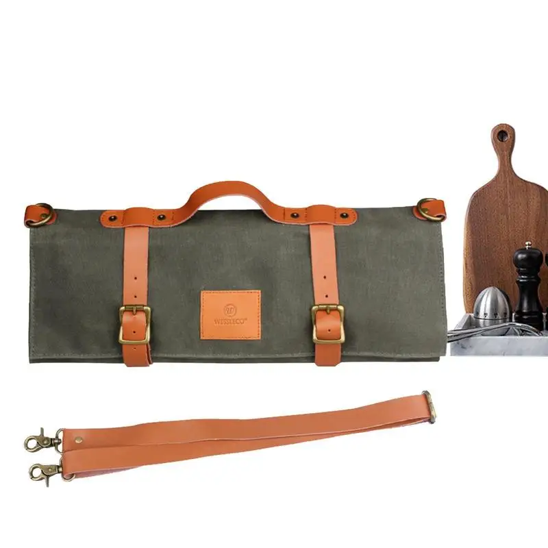 Chef Cutter Roll Bag Waterproof Canvas Large Western Food Cutter Storage Bag Carrier
Chef Cutter Roll Bag Waterproof Canvas Large Western Food Cutter Storage Bag Carrier