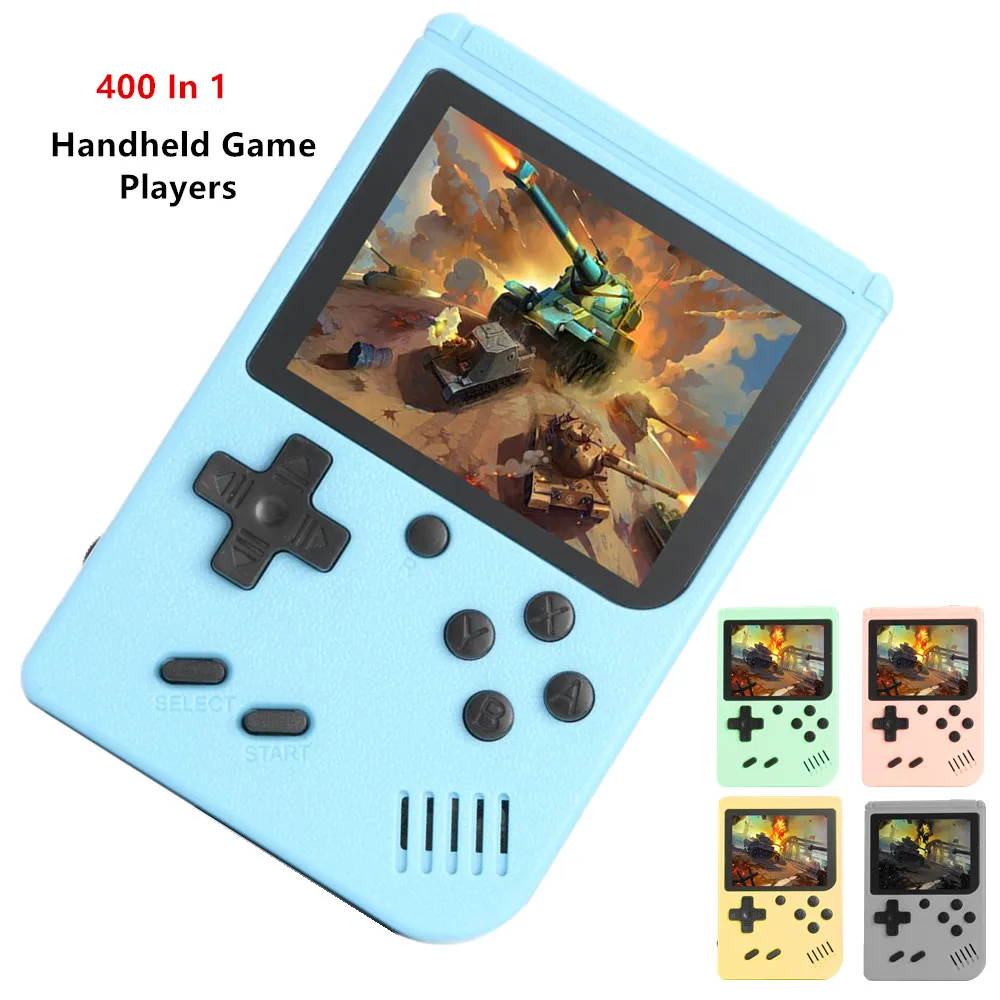 

400 В 1 портативные мини-игры Игровые плееры портативная Ретро видео консоль для мальчиков 8 бит 3,0 дюймовый цветной ЖК-экран GameBoy