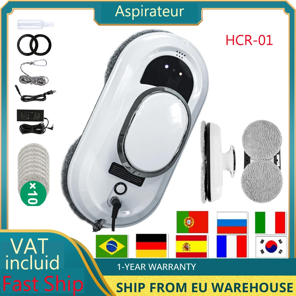 New Arrival Robot Vacuum Cleaner Window Cleaning Robot Window Cleaner Electric Glass Remote Control Home Appliances
New Arrival Robot Vacuum Cleaner Window Cleaning Robot Window Cleaner Electric Glass Remote Control Home Appliances
