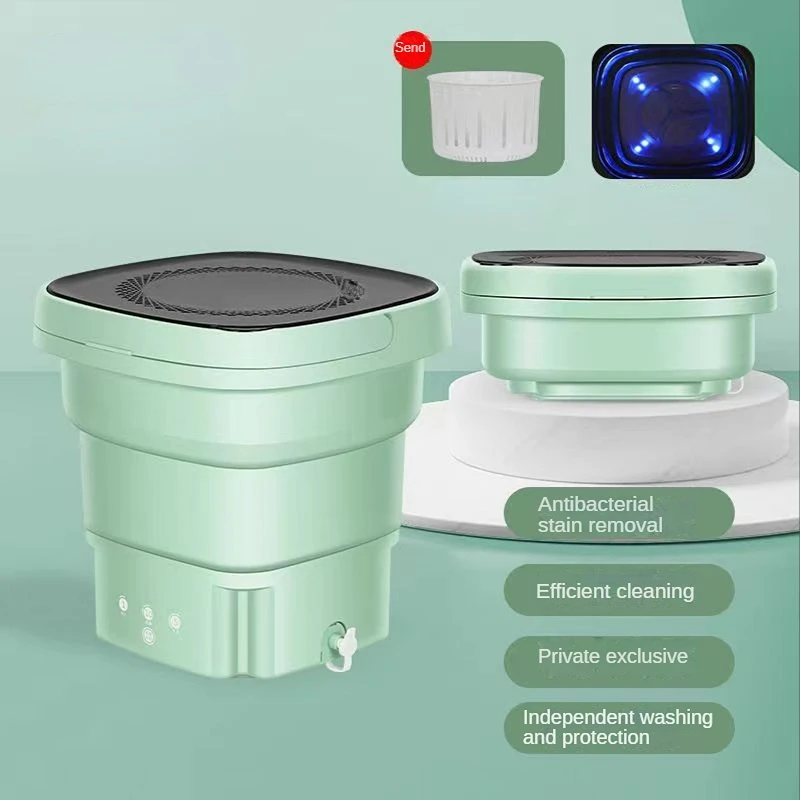 2023 New Folding Washing Machine Small Portable Ultrasonic Mini Lingerie Artifact Fashion Dormitory Travel Washing Machine
2023 New Folding Washing Machine Small Portable Ultrasonic Mini Lingerie Artifact Fashion Dormitory Travel Washing Machine