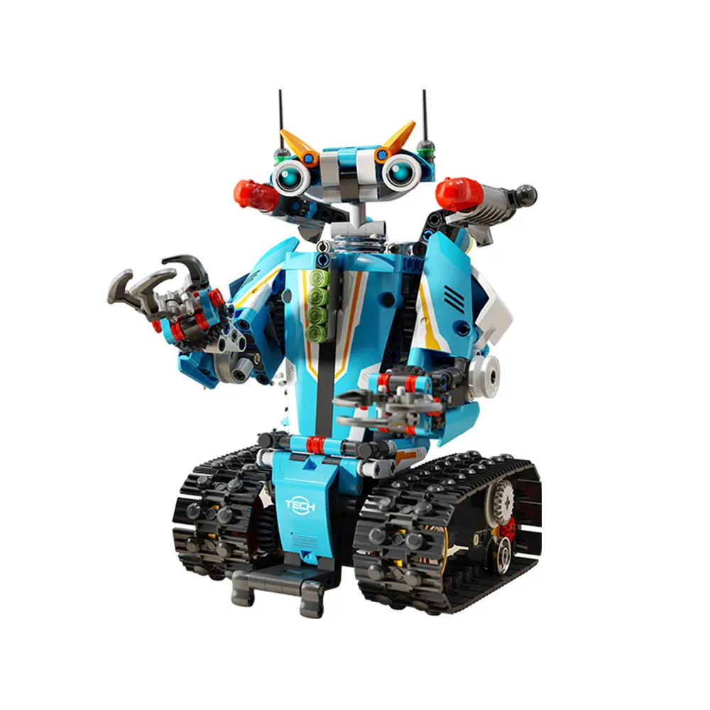 701PCS Electric Building Blocks Technology Remote Control Intelligent Robot Creative Children Robot Building Blocks Toy Gift Kid
701PCS Electric Building Blocks Technology Remote Control Intelligent Robot Creative Children Robot Building Blocks Toy Gift Kid