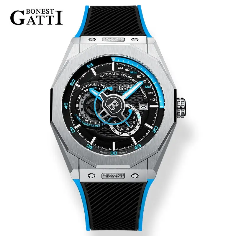Automatic Mechanical Watch Men 5ATM Waterproof Sapphire Watches For Men's Date Luminous Stainless Steel Case Relógio Masculino
Automatic Mechanical Watch Men 5ATM Waterproof Sapphire Watches For Men's Date Luminous Stainless Steel Case Relógio Masculino