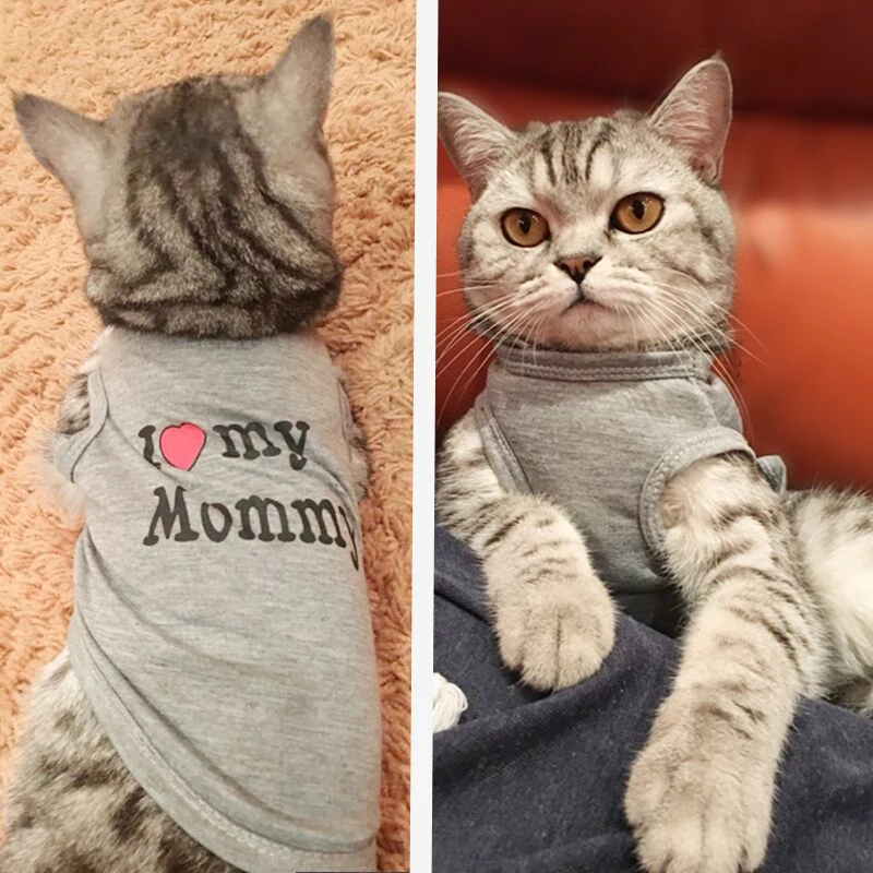 Cute Cat Clothes Spring Pet Vest Clothing for Cat Fashion Summer Pet Jacket Printed Vest Costume Funny Apparel Cat Clothing
Cute Cat Clothes Spring Pet Vest Clothing for Cat Fashion Summer Pet Jacket Printed Vest Costume Funny Apparel Cat Clothing