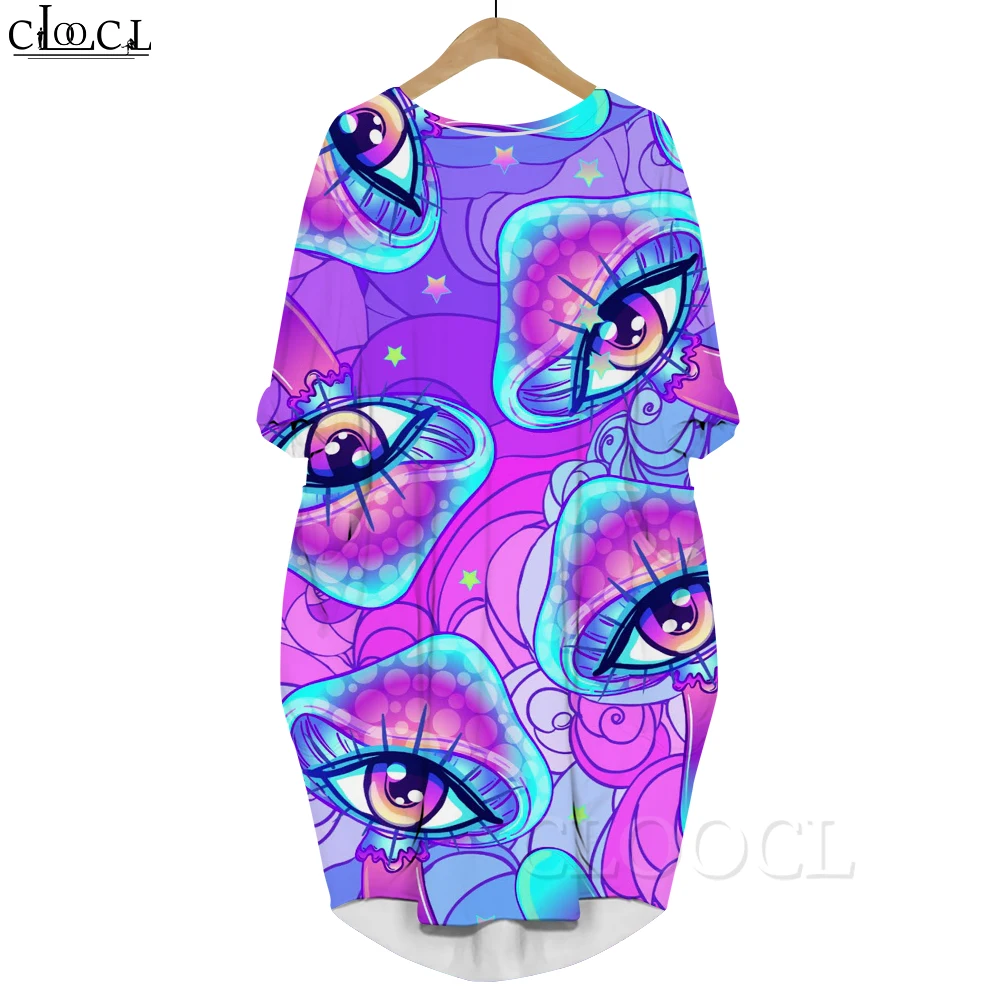 CLOOCL Harajuku Long Sleeves Dress Oversized Dress Magic Mushroom Graphics 3D Printed Fashion Dress with Pocket Dropshipping
CLOOCL Harajuku Long Sleeves Dress Oversized Dress Magic Mushroom Graphics 3D Printed Fashion Dress with Pocket Dropshipping
