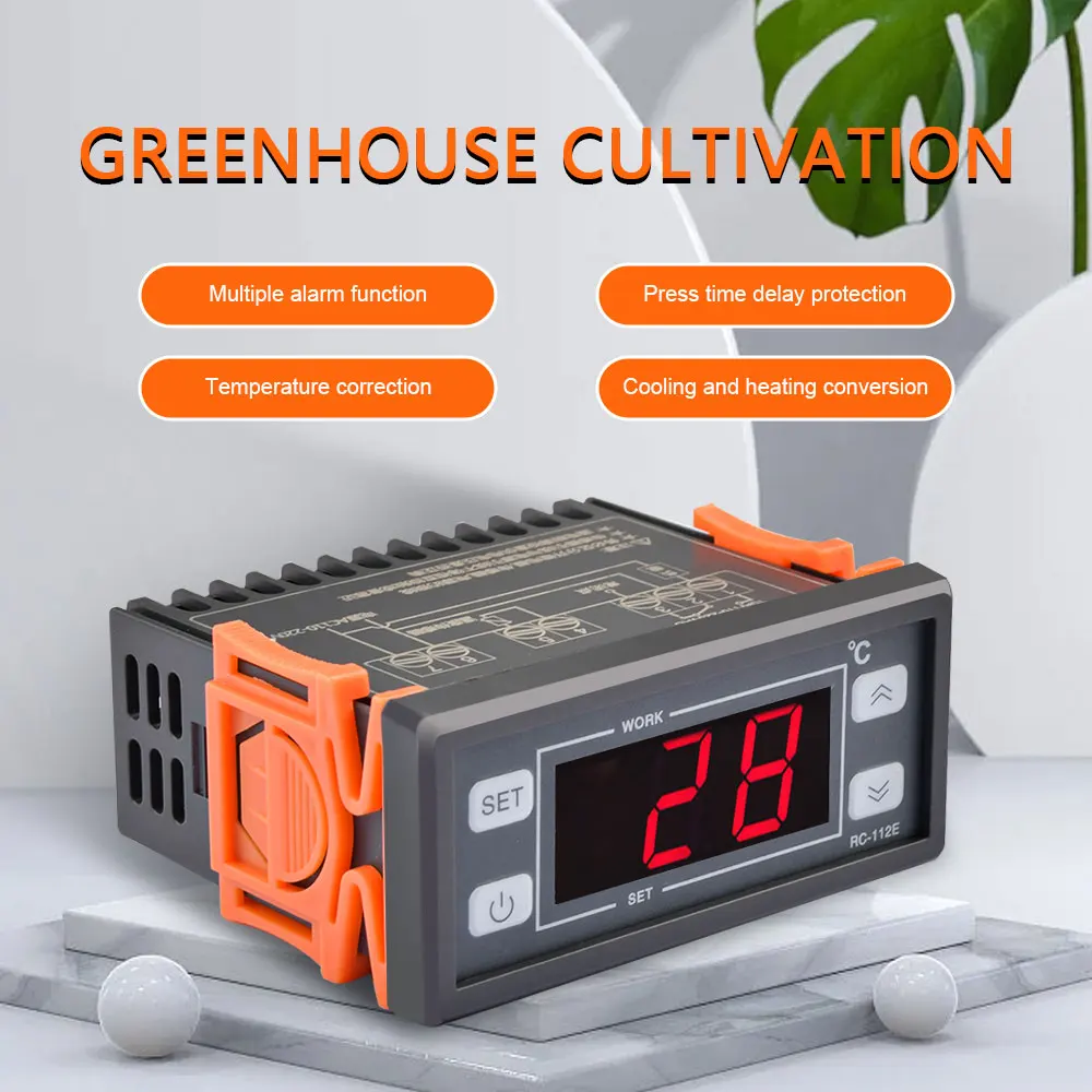 Digital Thermostat STC-200 AC 110-220V DC 12V 24V Temperature Controller Switch Temp Meter Thermoregulator with 2M NTC cable
Digital Thermostat STC-200 AC 110-220V DC 12V 24V Temperature Controller Switch Temp Meter Thermoregulator with 2M NTC cable