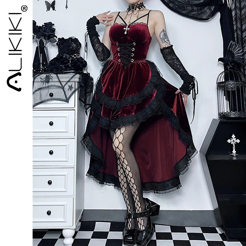 Dark Witch Hollow Sleeveless Costumes Demon Game Dress Bandage Sexy Lingerie Uniform Halloween Costumes For Women
Dark Witch Hollow Sleeveless Costumes Demon Game Dress Bandage Sexy Lingerie Uniform Halloween Costumes For Women
