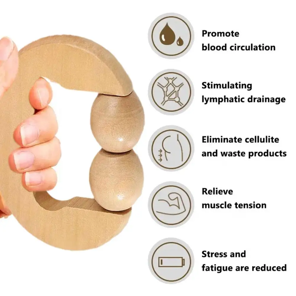 Wood Therapy Cellulite Massager Tool Deep Tissue Relax Massager For Body Face Lifting Roller Scraper NEW K1E7
Wood Therapy Cellulite Massager Tool Deep Tissue Relax Massager For Body Face Lifting Roller Scraper NEW K1E7