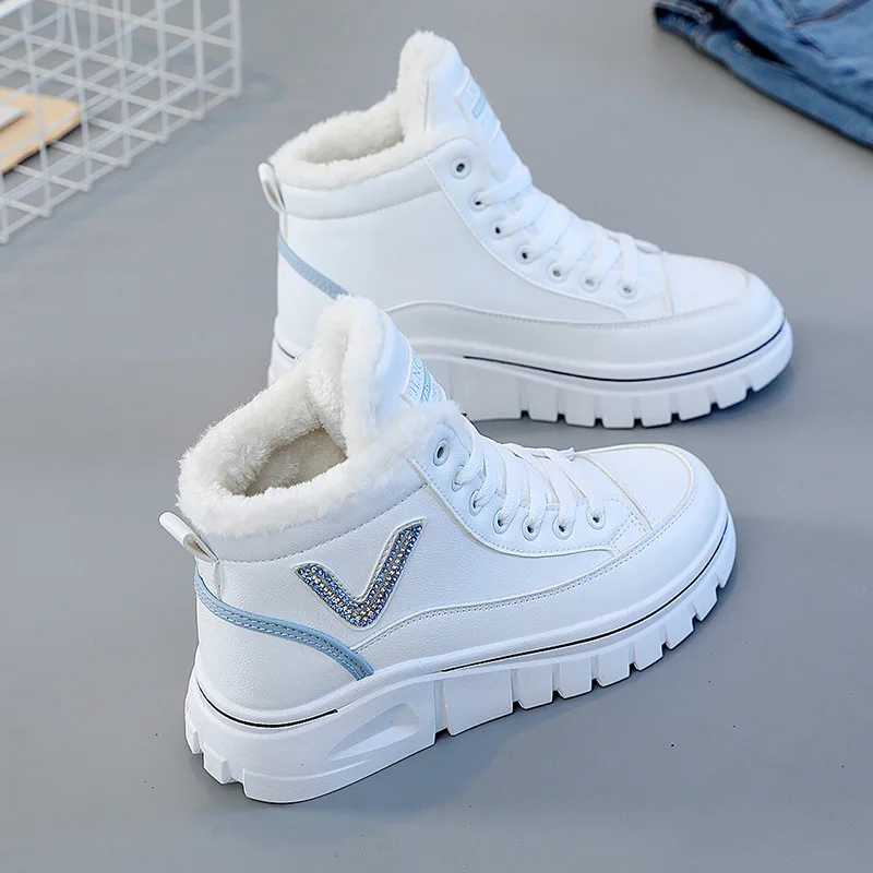 Ladies Casual Shoes Lace-up Fashion Sneakers Platform Snow Boots Winter Women Boots Warm Plush Women's Shoes Zapatos De Mujer
Ladies Casual Shoes Lace-up Fashion Sneakers Platform Snow Boots Winter Women Boots Warm Plush Women's Shoes Zapatos De Mujer