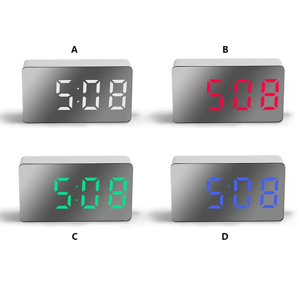 Mirror Table Clock Multifunctional Digital Alarm Snooze Display Time Night Light Desktop USB Clock Digital Home Decor Gifts
Mirror Table Clock Multifunctional Digital Alarm Snooze Display Time Night Light Desktop USB Clock Digital Home Decor Gifts
