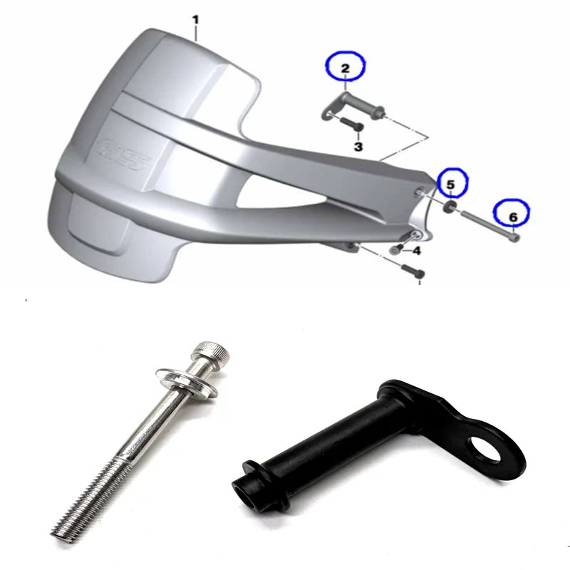 Кронштейн заднего крыла для BMW R1200GS/ADV 46627671618 2003-2013 
Кронштейн заднего крыла для BMW R1200GS/ADV 46627671618 2003-2013