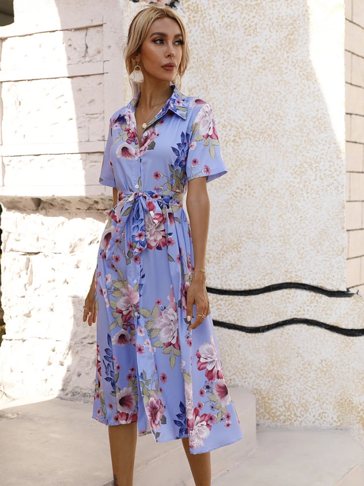English Chinese 2023 New Summer Long Maxi Dress Ladies Elegant Casual Flower Print Beach Wear Belt Summer Loose Dress for Women
English Chinese 2023 New Summer Long Maxi Dress Ladies Elegant Casual Flower Print Beach Wear Belt Summer Loose Dress for Women